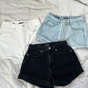 Wild Fable shorts (3), Blue, White, and Black all size 2